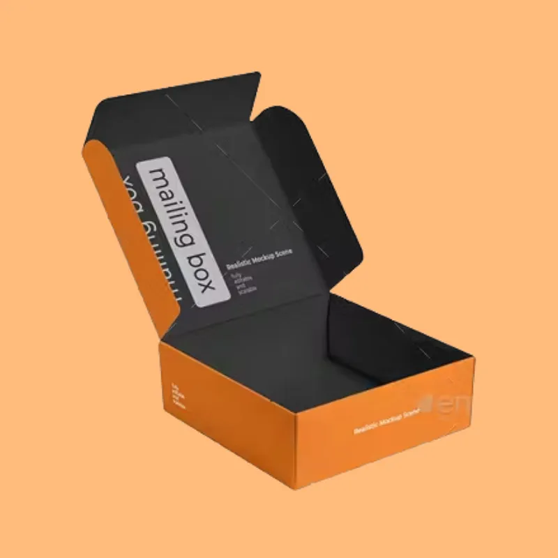 Custom Orange Mailer Boxes