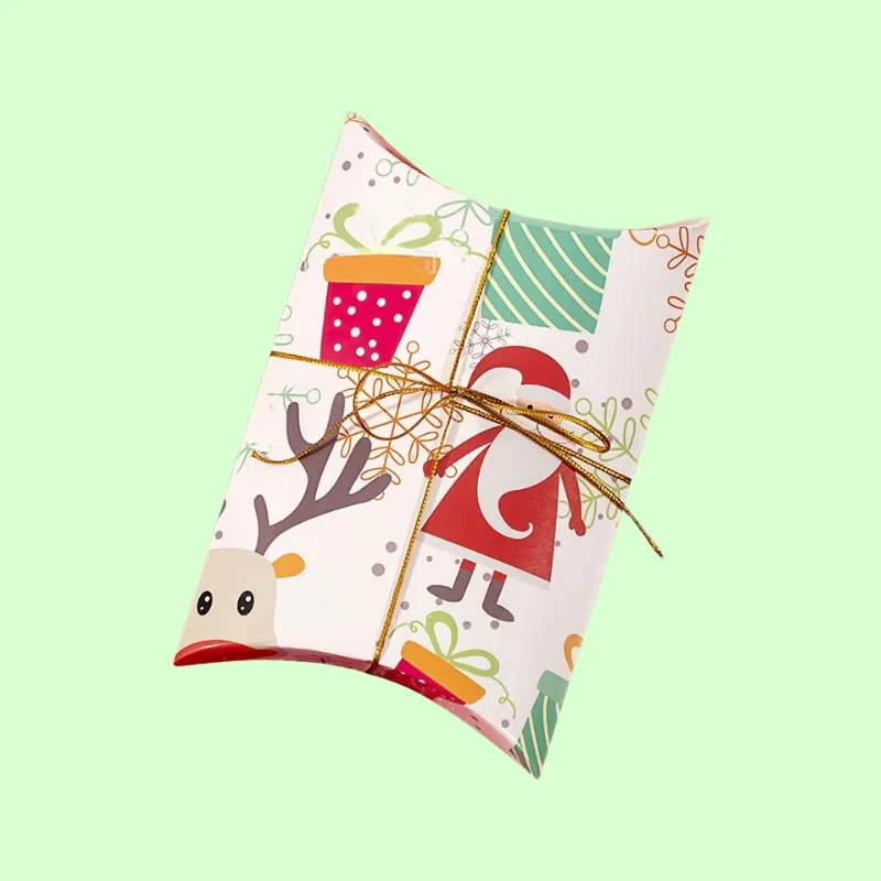 Custom Christmas Pillow Boxes