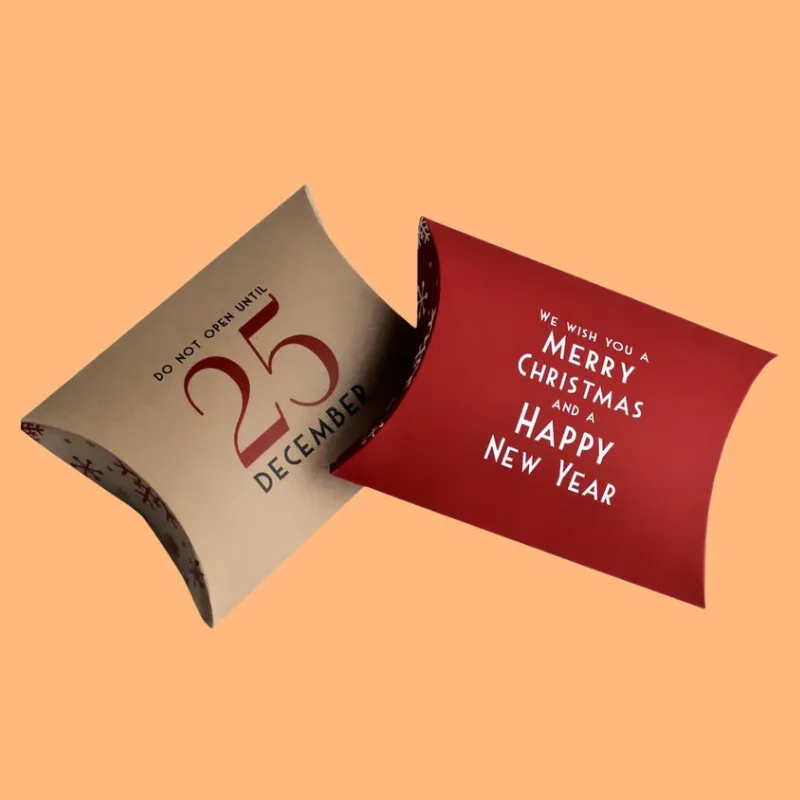 Kraft Pillow Boxes
