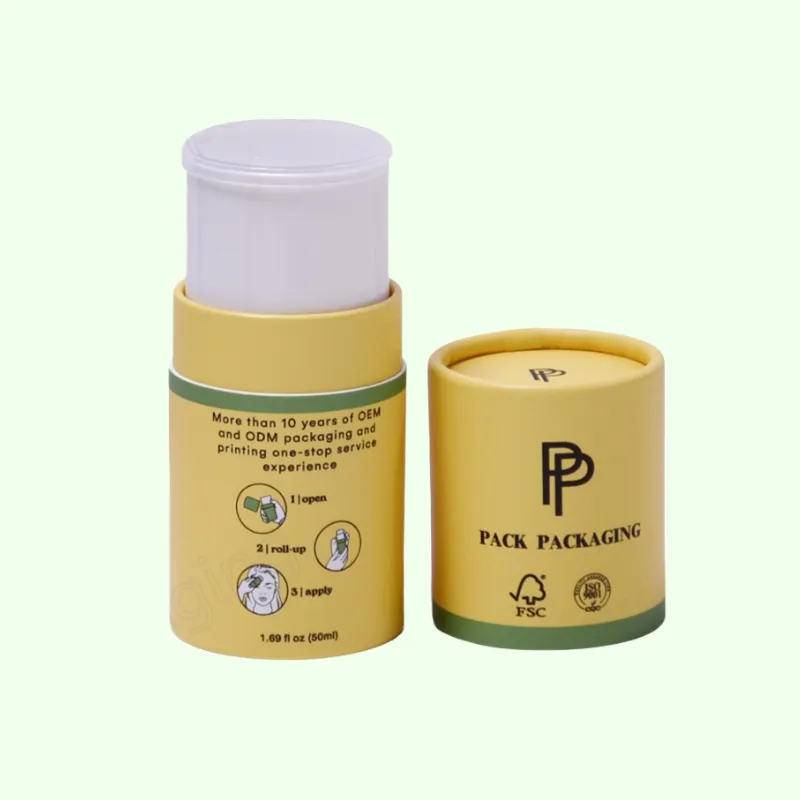 Custom Cardboard Cylinder Packaging