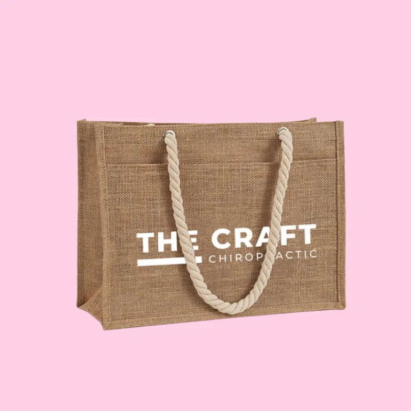 Custom Jute Tote Bags
