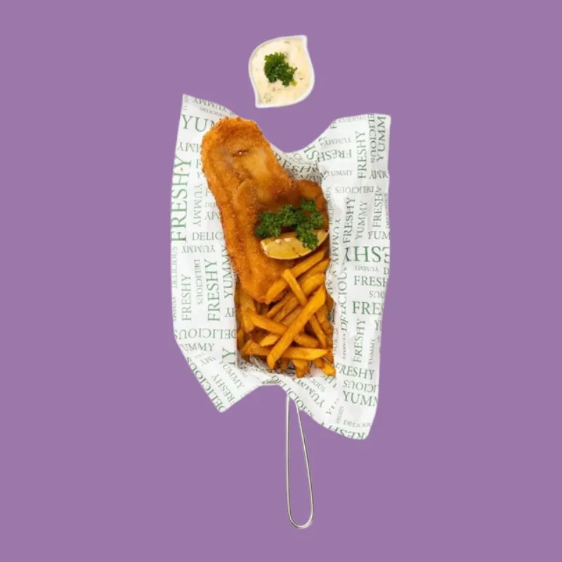 Custom Fish and Chip Paper